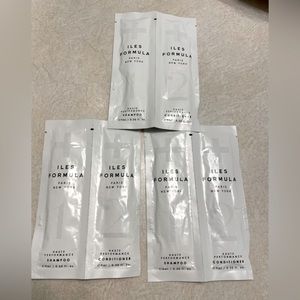 ILES FORMULA Haute Performance Shampoo + Conditioner 4 Travel Packets
